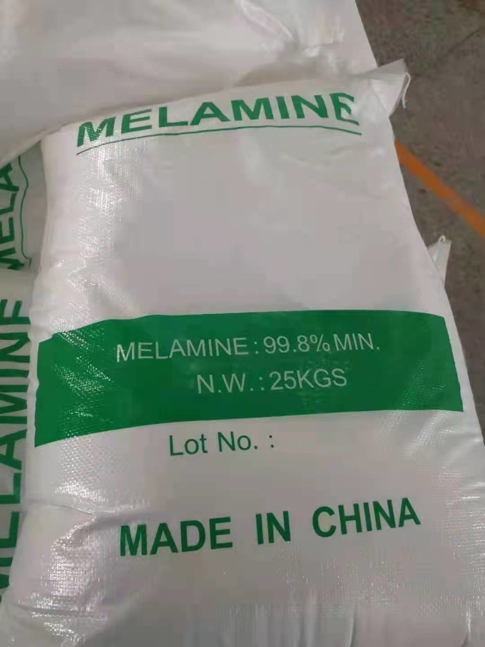 Порошок меламина 99,5 CAS 108-78-1 белый для химикатов 4